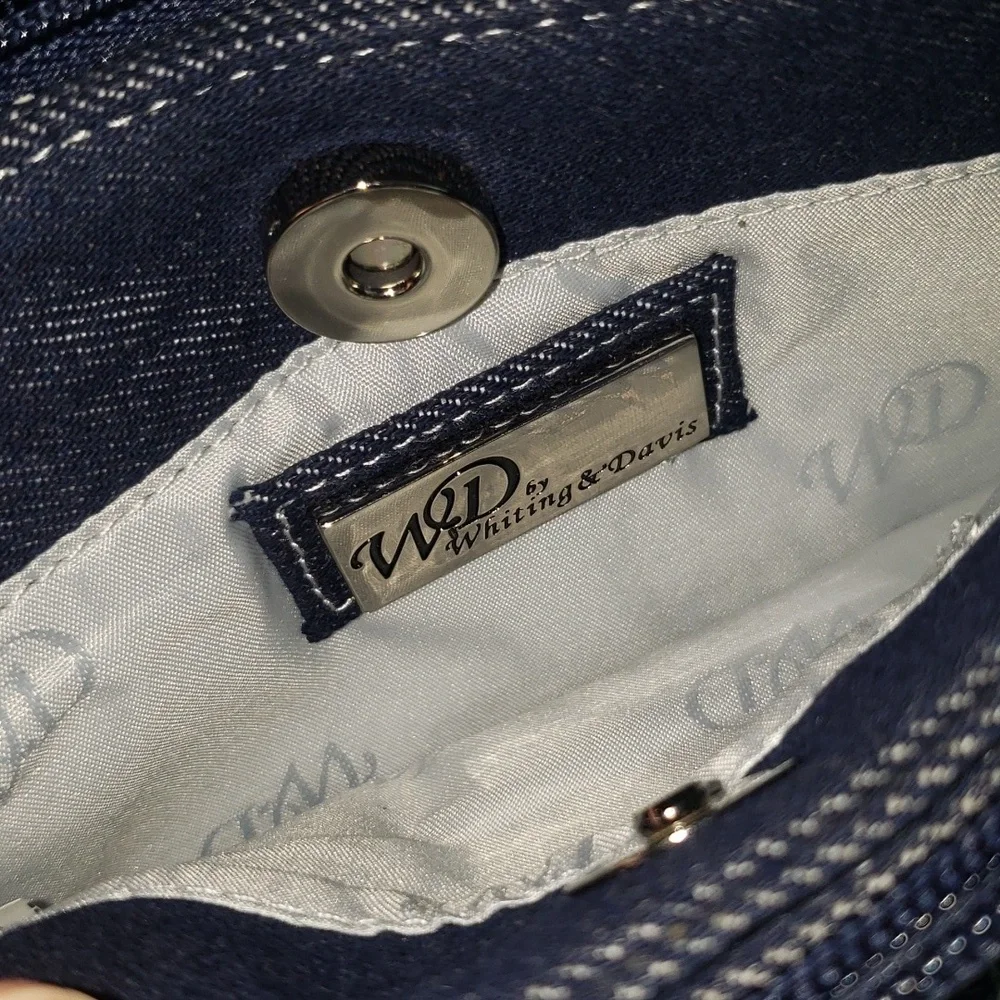 Whiting and David denim mesh bag - Picture 7 of 10